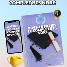 Dossier Fiches E Complet Bts Ndrc Et Exemples Pour L Preuve