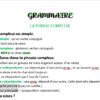 fiche de révision bac de Français grammaire : Les propositions ( phrase complexe ) Première